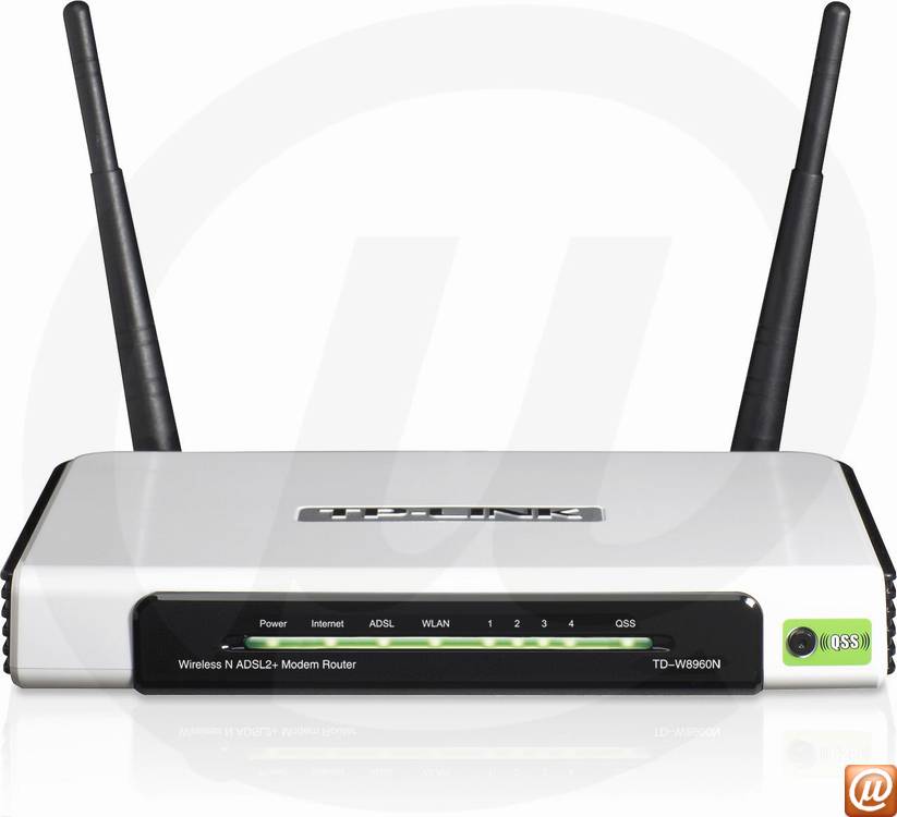 TP-Link - TD-W8960N - Modem/Roteador ADSL2 2+ Wireless TP-Link TD ...